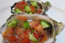 Spicey Gazpacho Oysters